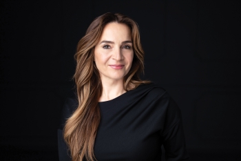 Simona Panait In Slide Dress